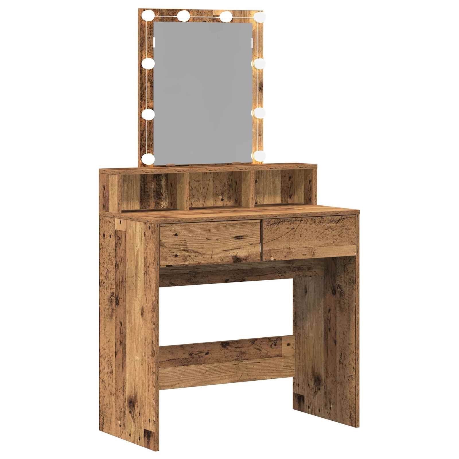 Toaletni stolić Staro drvo 80 x 41 x 144.5 cm Konstruirano drvo
