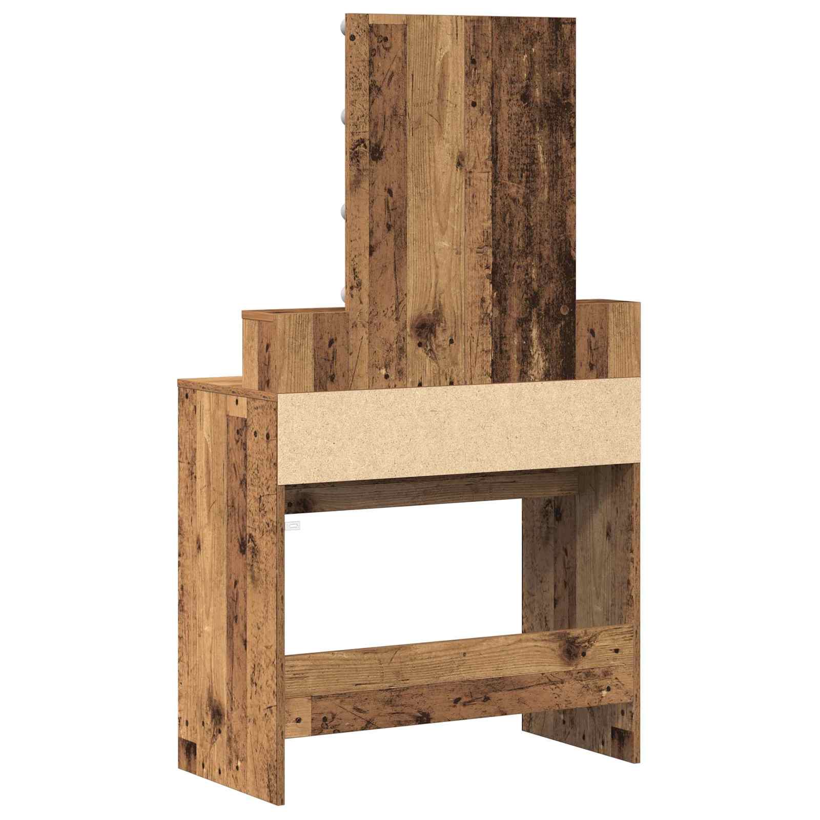 Toaletni stolić Staro drvo 80 x 41 x 144.5 cm Konstruirano drvo