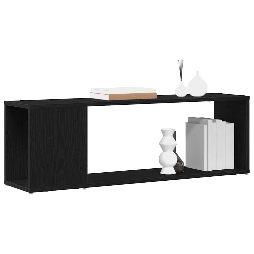 Set TV komoda Zidne Crna 100 x 24 x 63 cm Konstruirano drvo