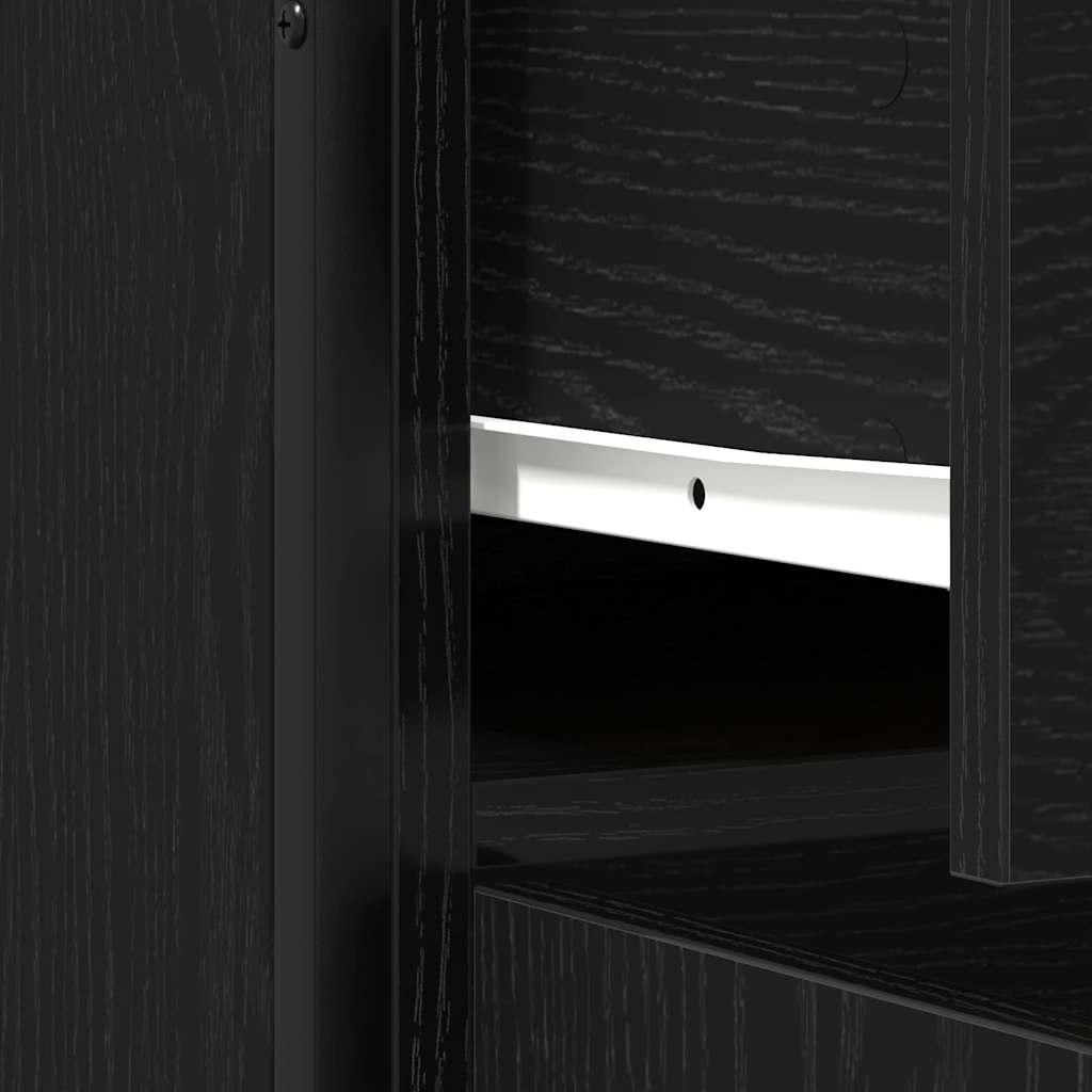 Kreveta s ladicama Crni hrast 70 x 30 x 80 cm Konstruirano drvo