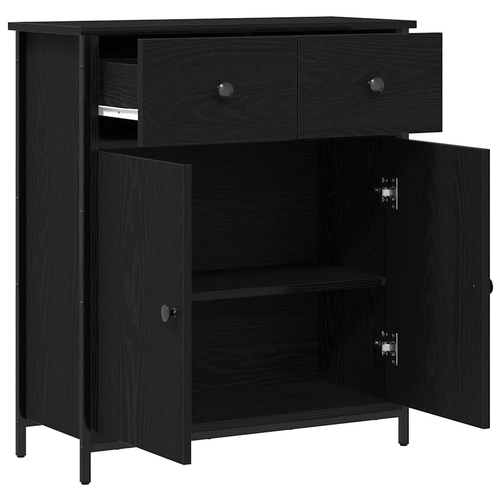 Kreveta s ladicama Crni hrast 70 x 30 x 80 cm Konstruirano drvo