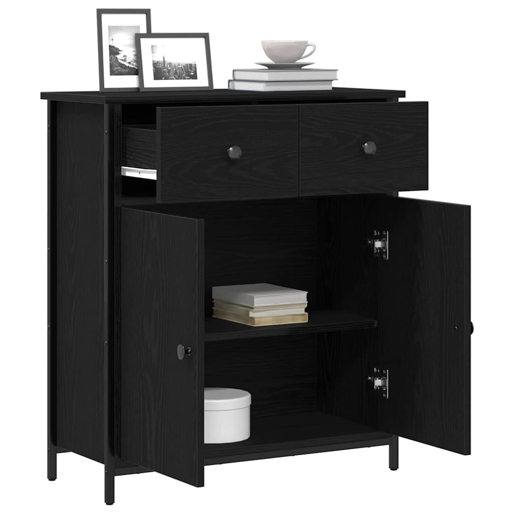 Kreveta s ladicama Crni hrast 70 x 30 x 80 cm Konstruirano drvo