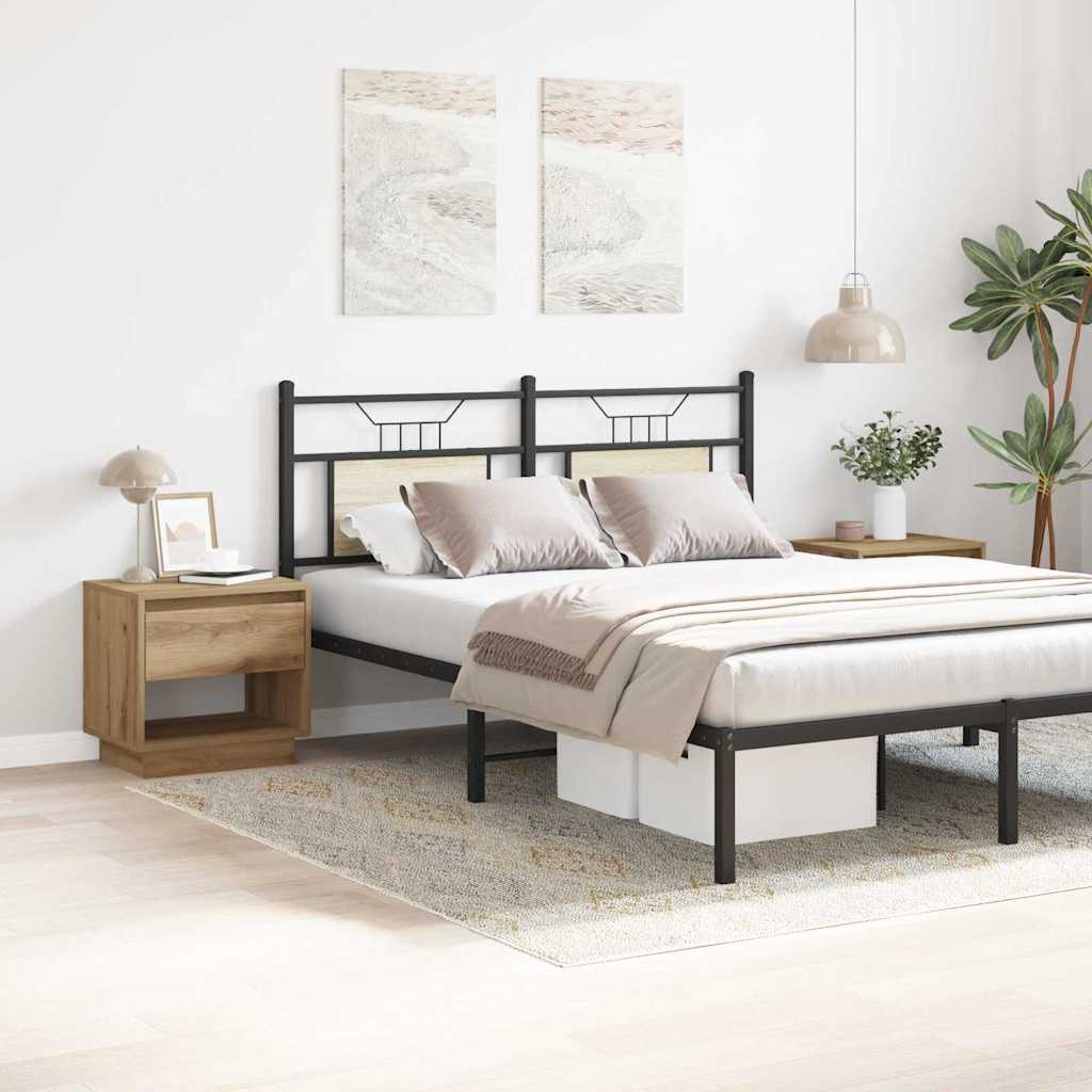 Noćni ormarić s ladicama 2 pcs Umjetnički hrast 45 x 34 x 44 cm