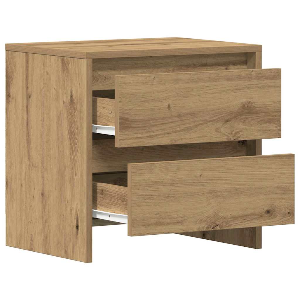 Noćni ormar s ladicama Umjetnički hrast 45 x 34 x 44,5 cm