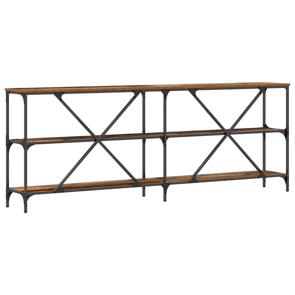 Konzolna stolica Staro drvo 200 x 30 x 75 cm Konstruirano drvo