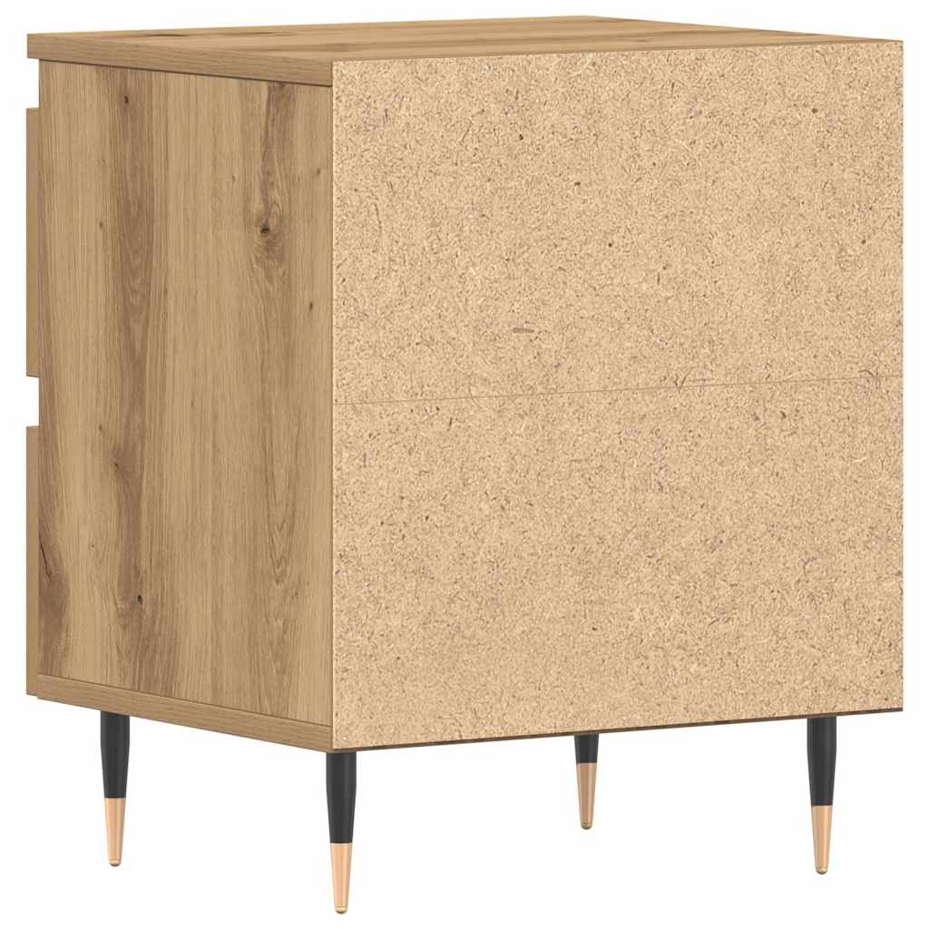 Noćni ormar s ladicama 2 pcs Umjetnički hrast 40 x 35 x 50 cm