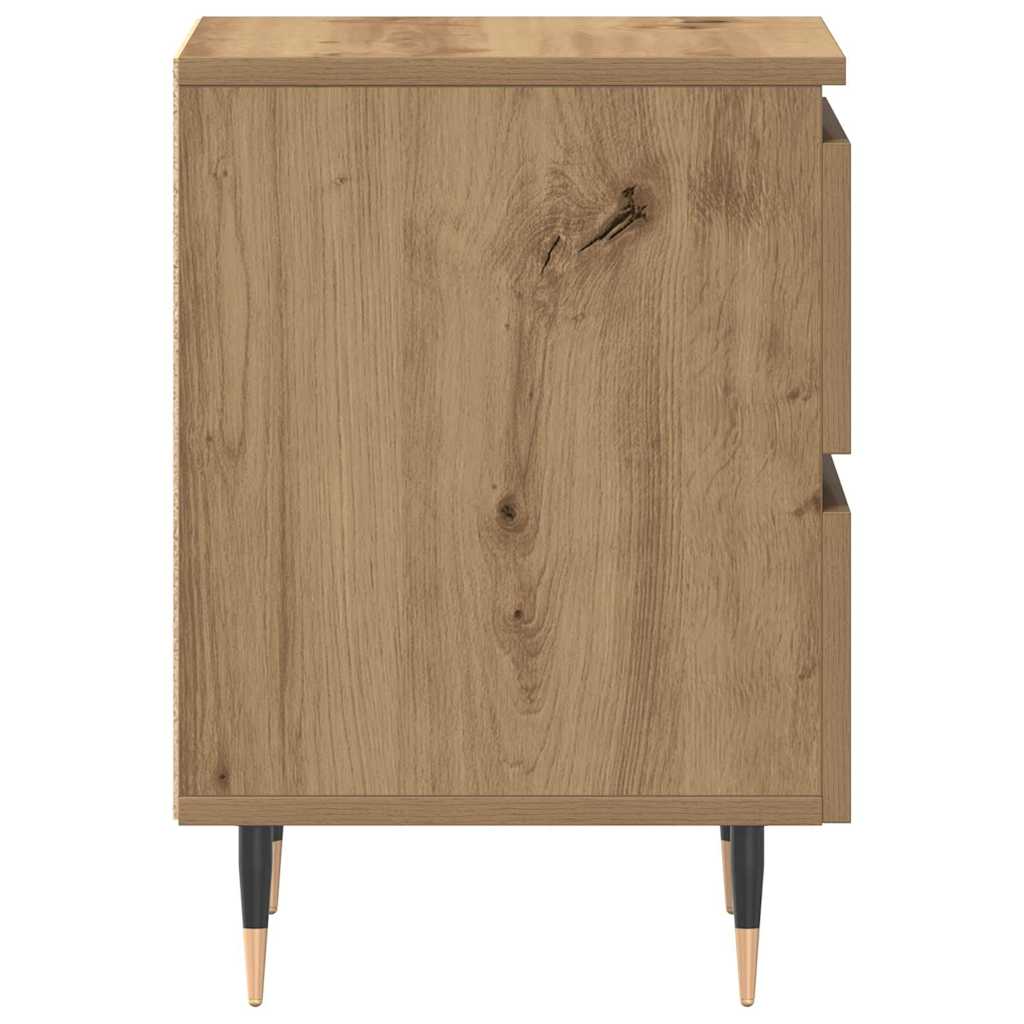 Noćni ormar s ladicama 2 pcs Umjetnički hrast 40 x 35 x 50 cm