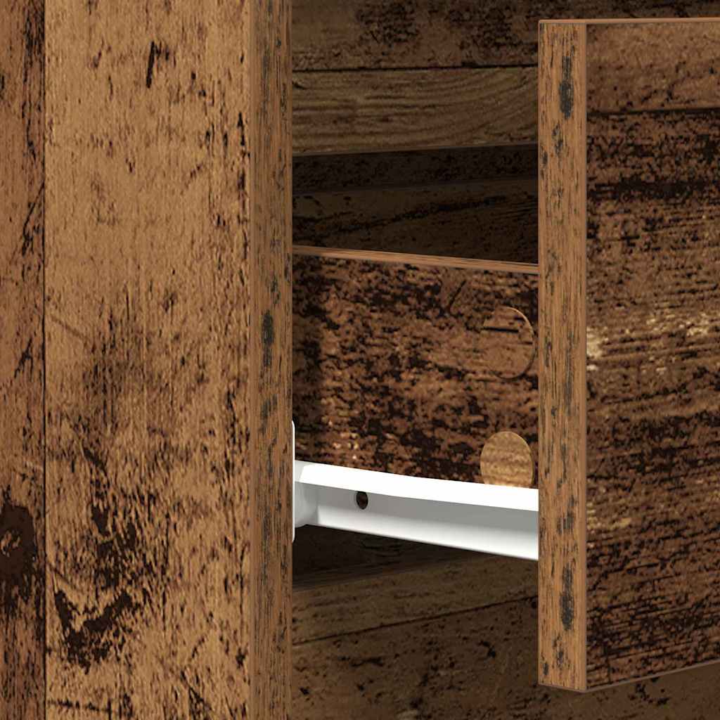 Kreveta s ladicama Staro drvo 60 x 35 x 70 cm Konstruirano drvo