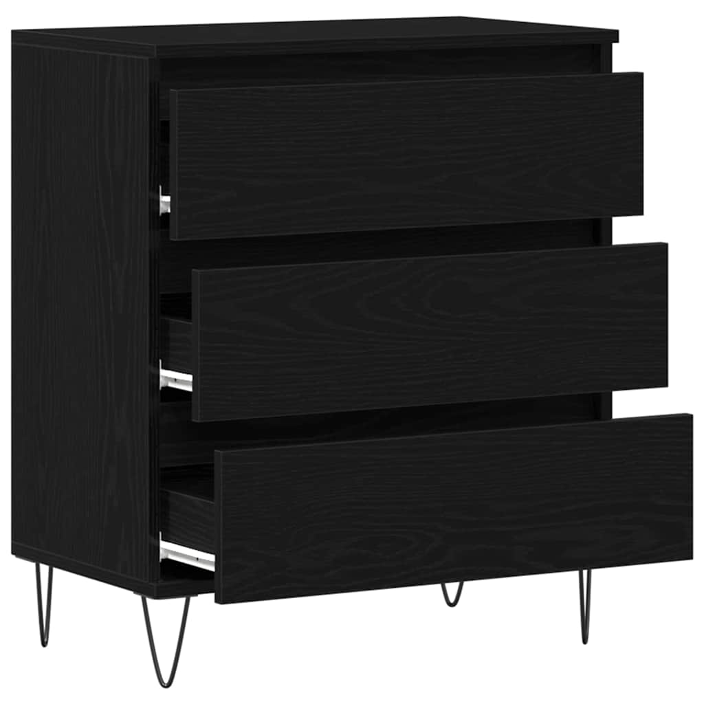 Kreveta Crni hrast 60 x 35 x 70 cm Konstruirano drvo