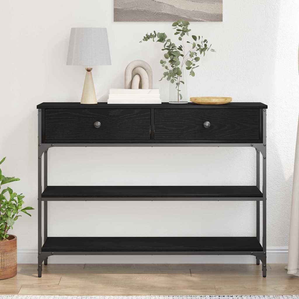 Konzolna stolica Crni hrast 100 x 25 x 75 cm Konstruirano drvo