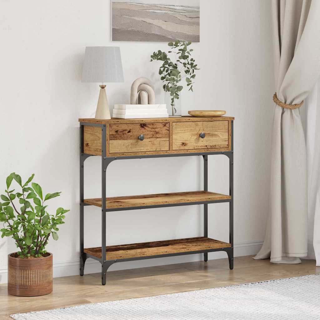 Konzolna stolica Staro drvo 72,5 x 25 x 75 cm Konstruirano drvo