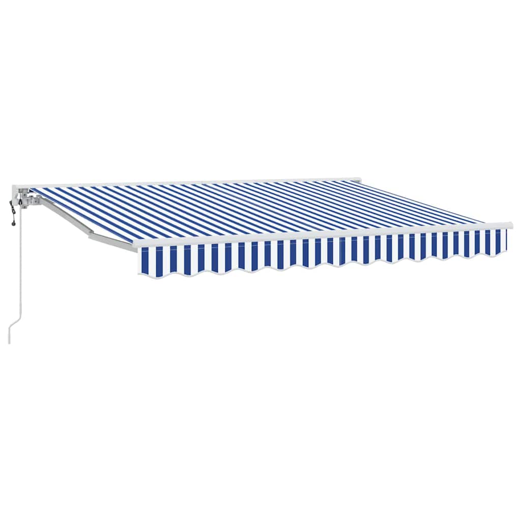 Okvir tende Plava i bijela 250 x 200 cm Poliester s PU premazom