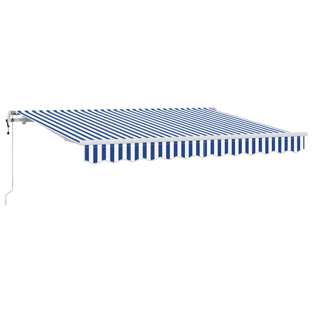 Skrovita tenda Plava 250 x 200 cm tkanina