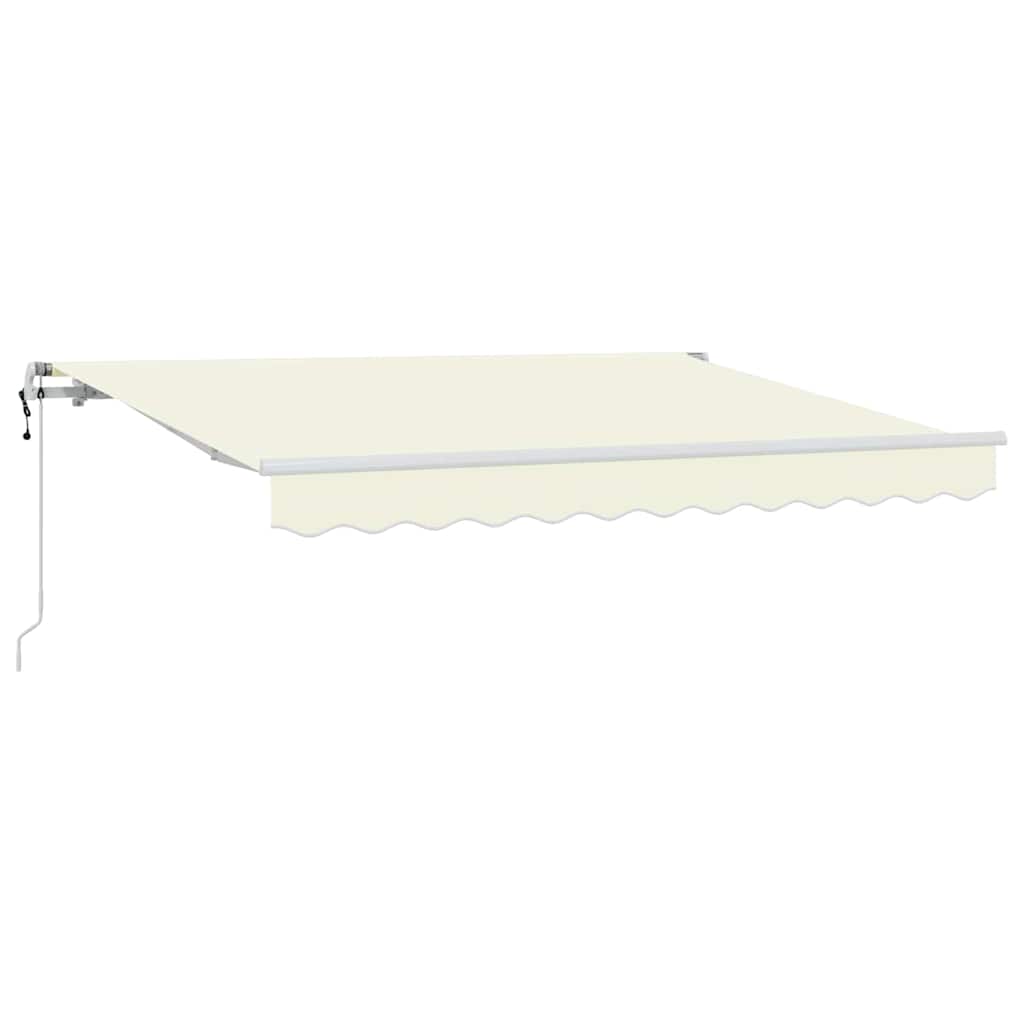 Skrovita tenda Krema 250 x 200 cm tkanina
