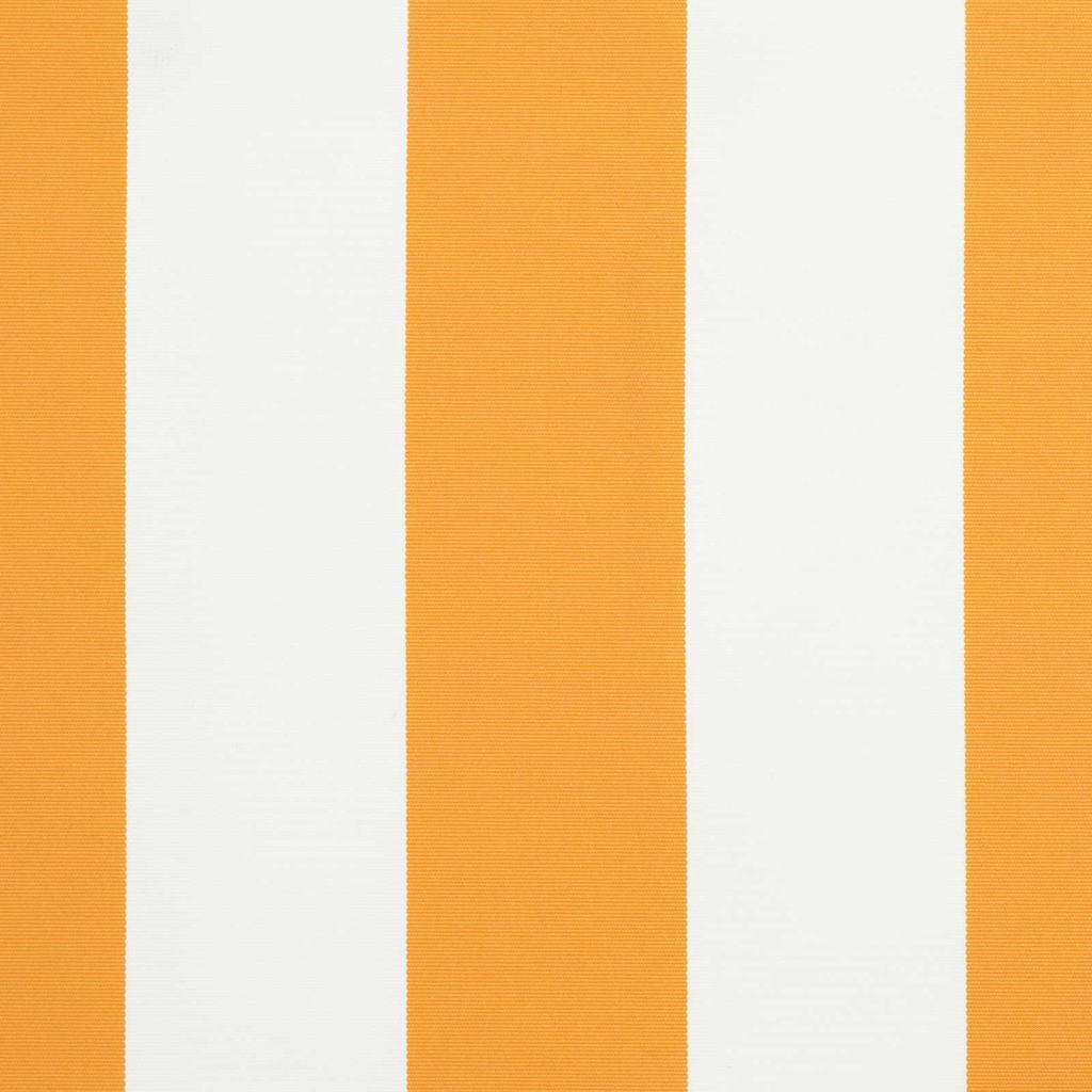 Okvir tende Žuta i bijela 250 x 200 cm Poliester s PU premazom