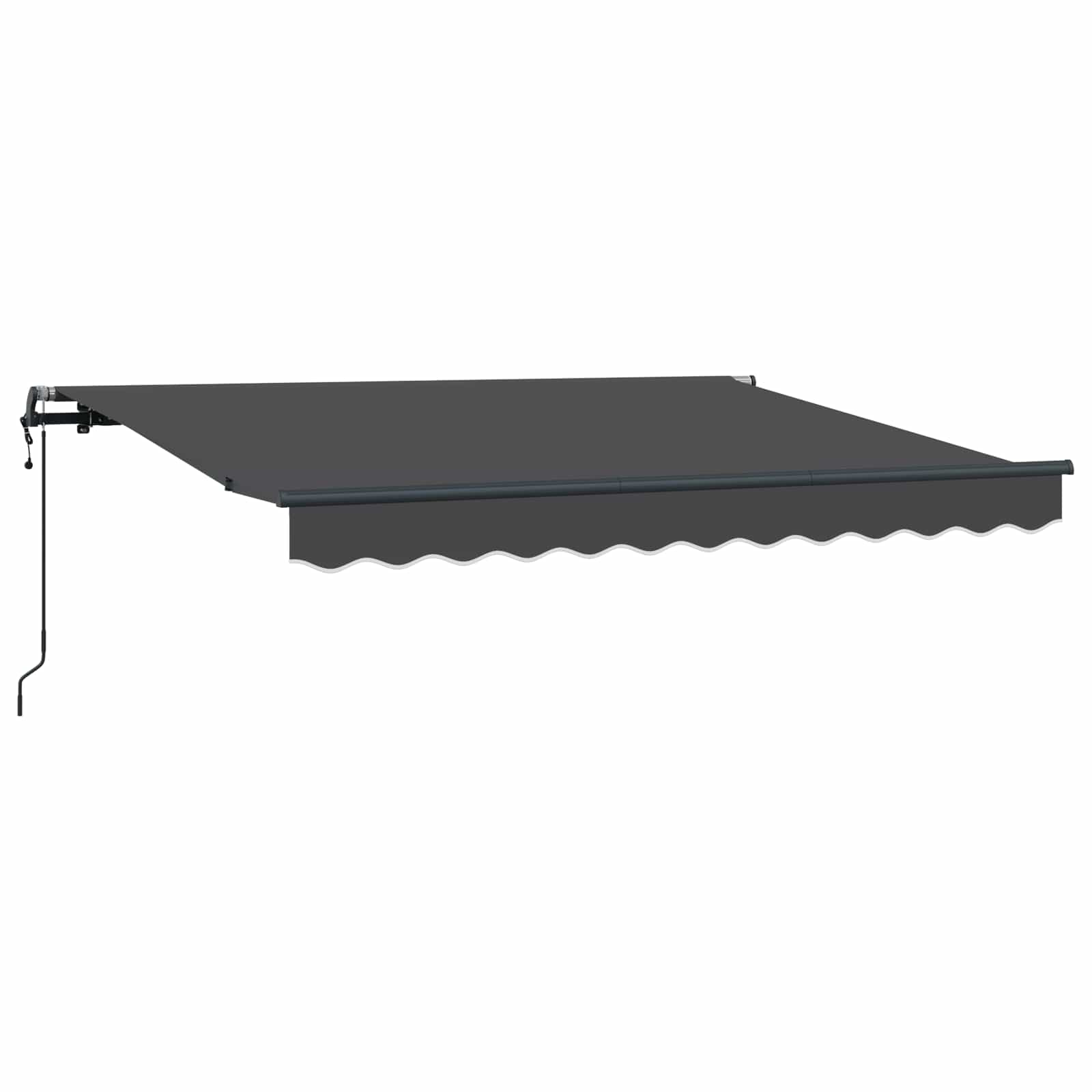 Skrovita tenda Antracit 250 x 200 cm tkanina