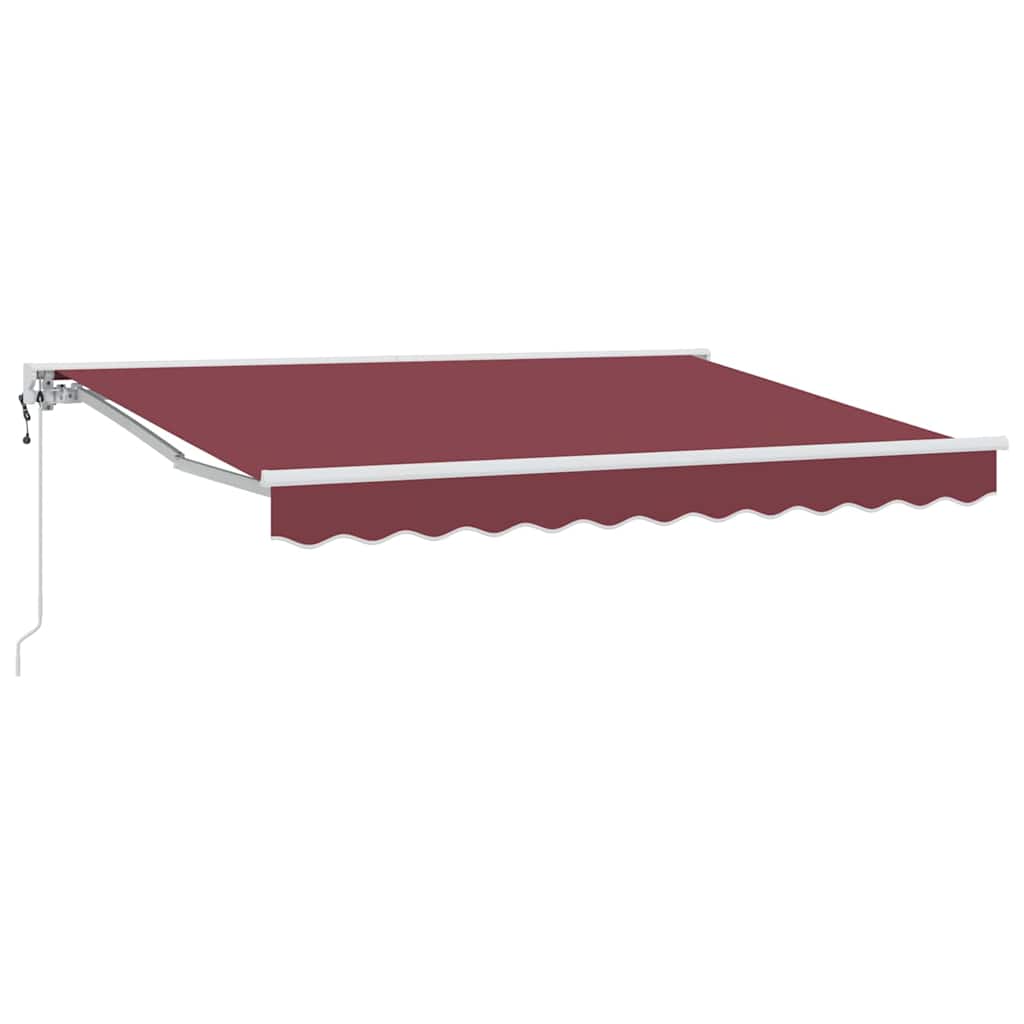 Okvir tende Tamno crvena 250 x 200 cm Poliester s PU premazom
