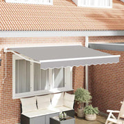 Okvir tende Svijetlo siva 250 x 200 cm Poliester s PU premazom
