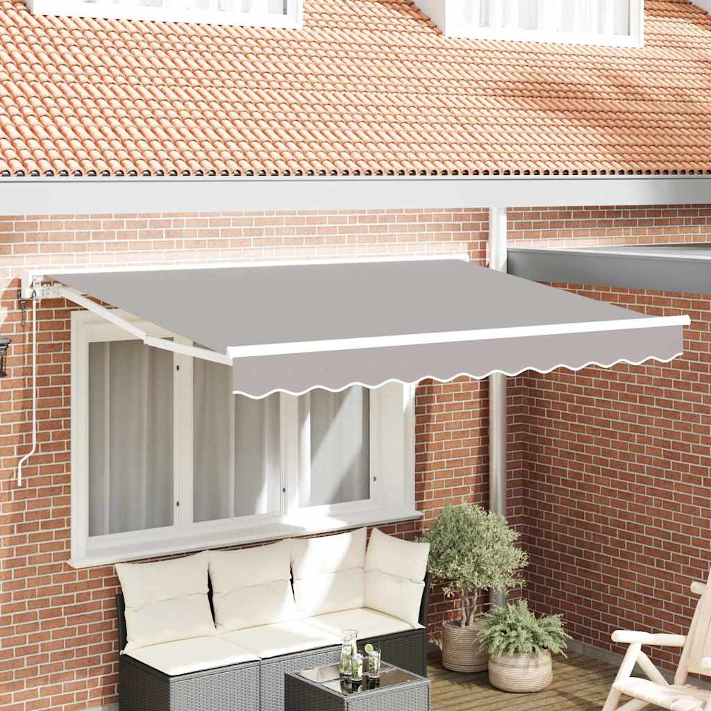 Okvir tende Svijetlo siva 250 x 200 cm Poliester s PU premazom