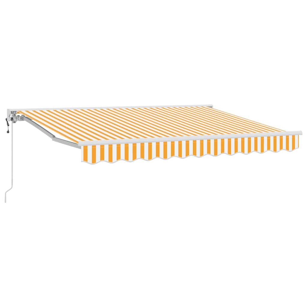 Okvir tende Žuta i bijela 300 x 200 cm Poliester s PU premazom