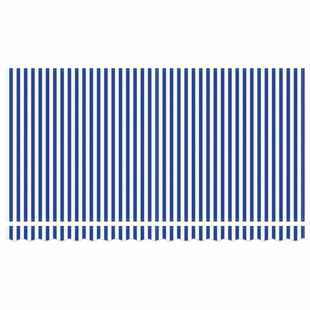 Skrovita tenda Plava 350 x 200 cm tkanina