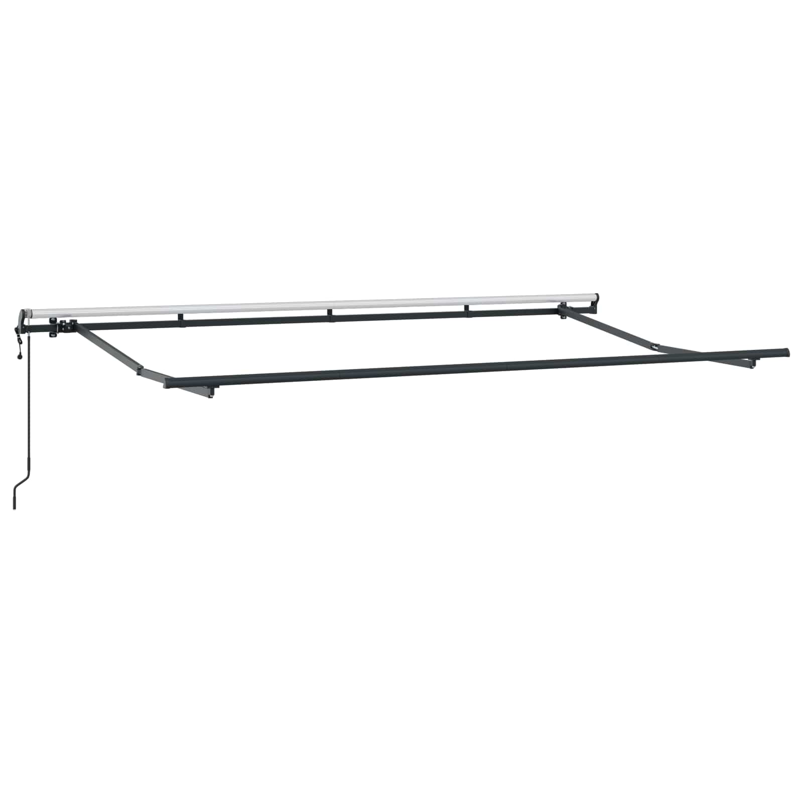 Skrovita tenda Plava 350 x 200 cm tkanina