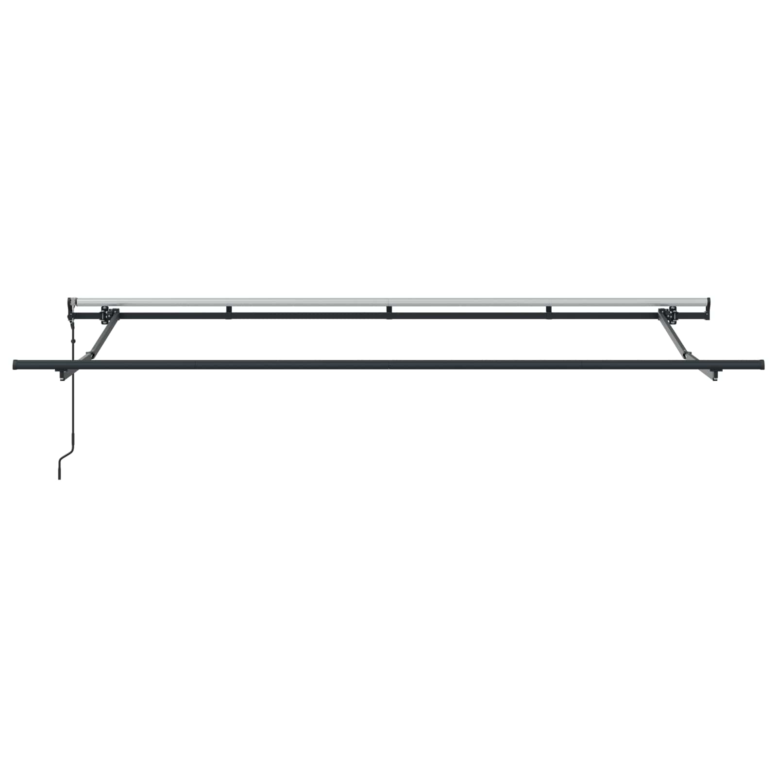 Skrovita tenda Plava 350 x 200 cm tkanina