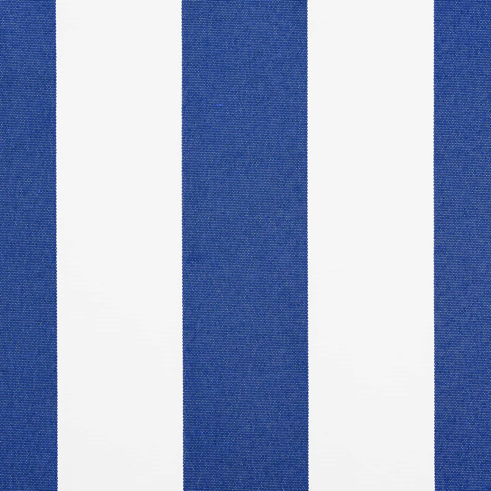 Skrovita tenda Plava i bijela 350 x 200 cm Poliester i aluminij