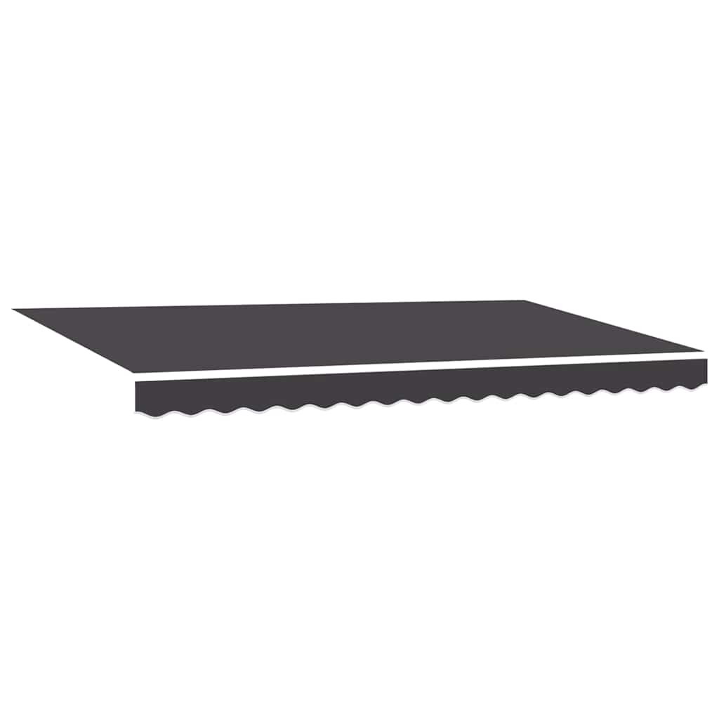 Skrovita tenda Antracit 350 x 200 cm tkanina