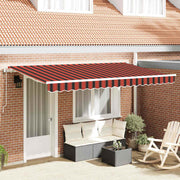 Skrovita tenda Narančasta 350 x 200 cm tkanina