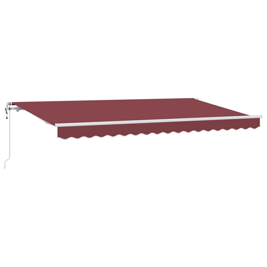 Povlačivi tende Tamno crvena 350 x 200 cm tkanina