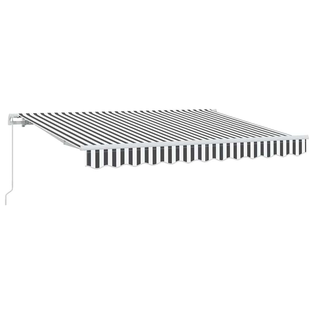 Skrovita tenda Antracit 350 x 200 cm tkanina