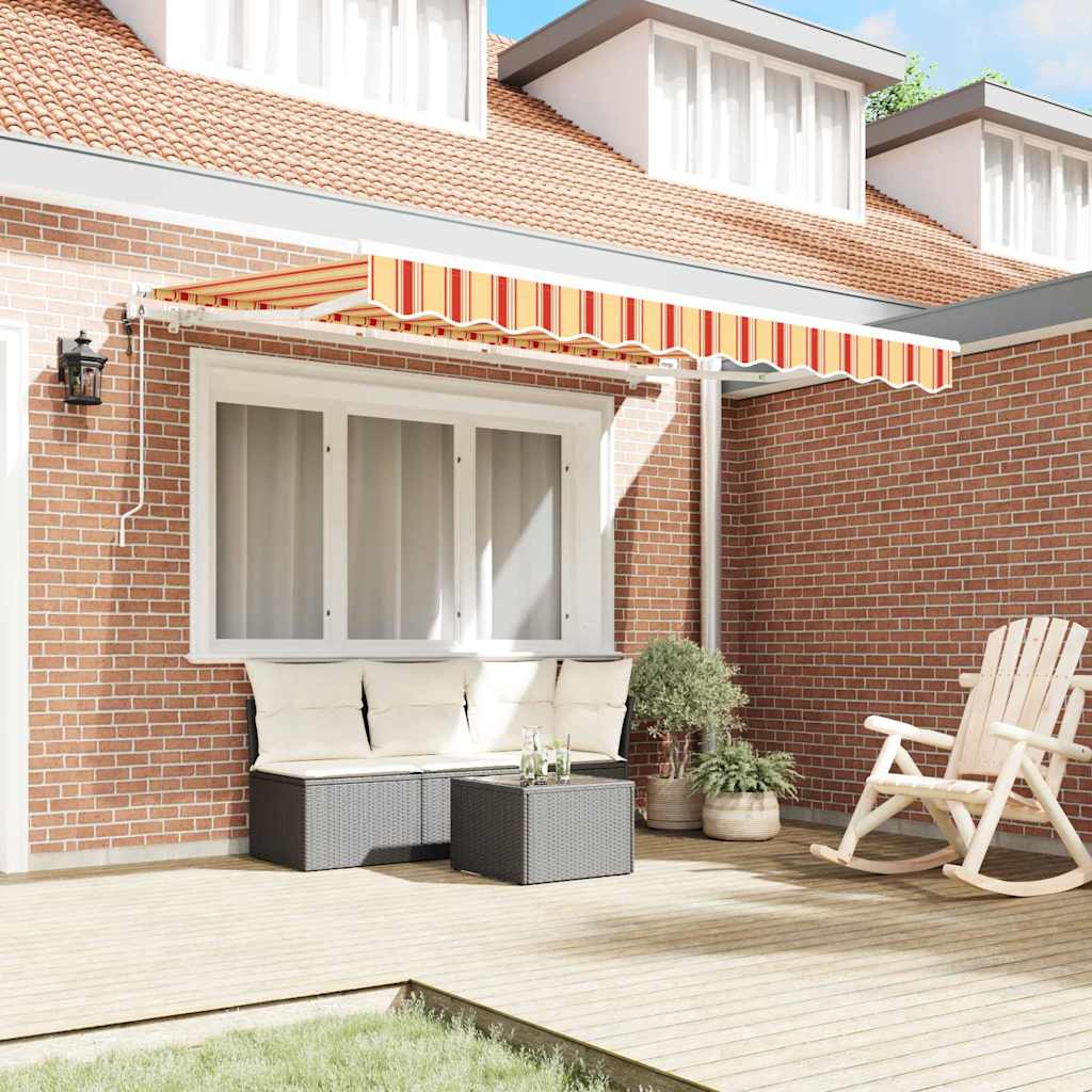 Skrovita tenda Žuta 350 x 200 cm tkanina