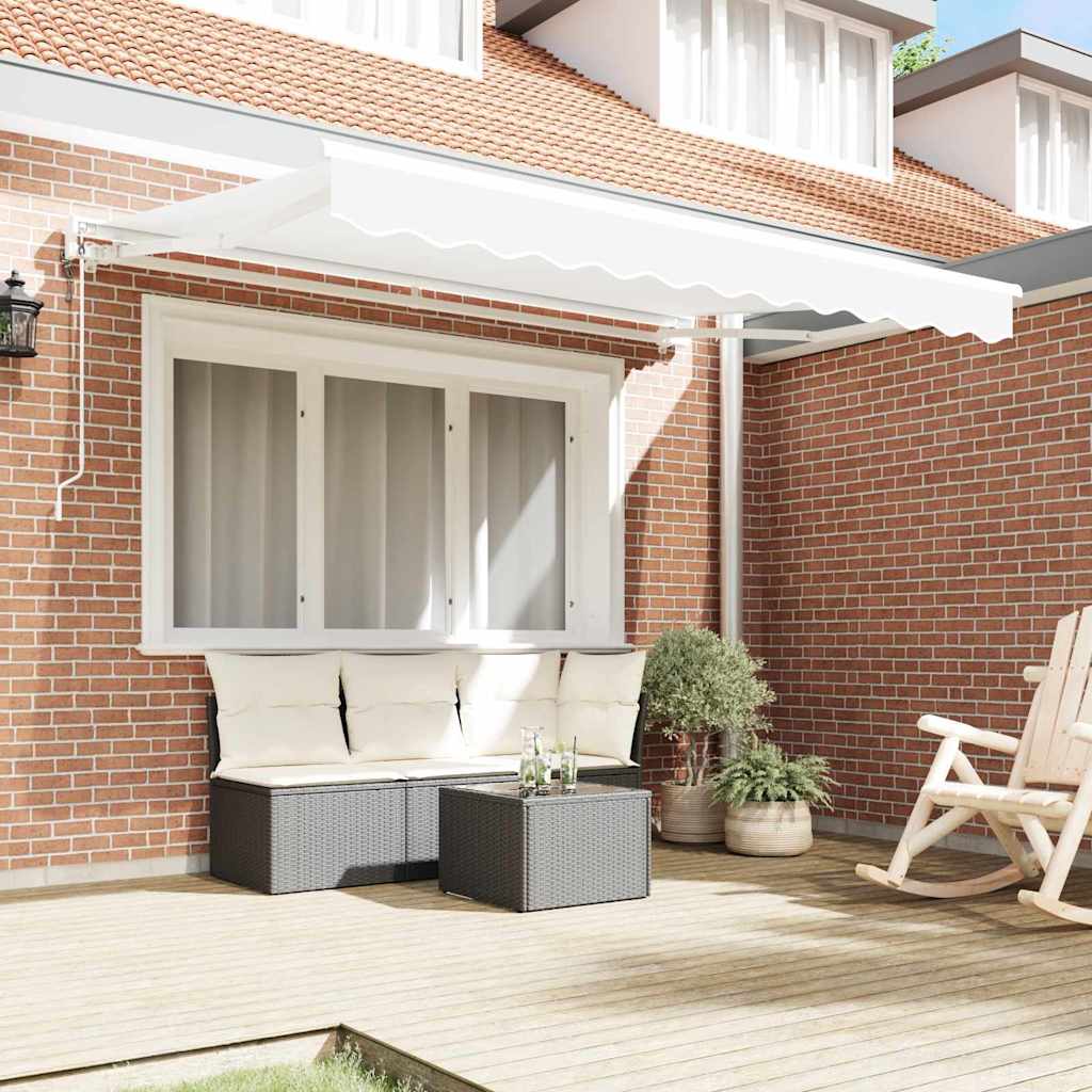 Okvir tende Bijeli 350 x 200 cm Poliester s PU premazom