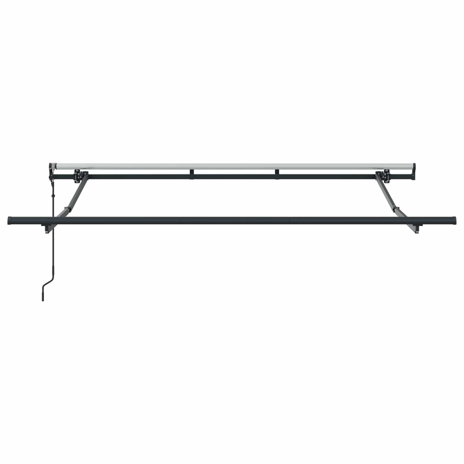 Skrovita tenda Zelena 350 x 200 cm tkanina
