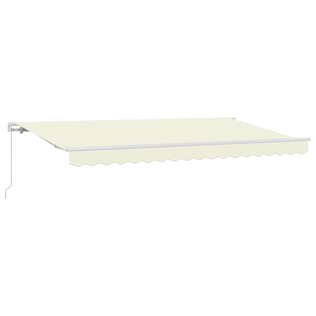 Skrovita tenda Krema 400 x 200 cm tkanina