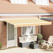 Skrovita tenda Žuta 400 x 200 cm tkanina
