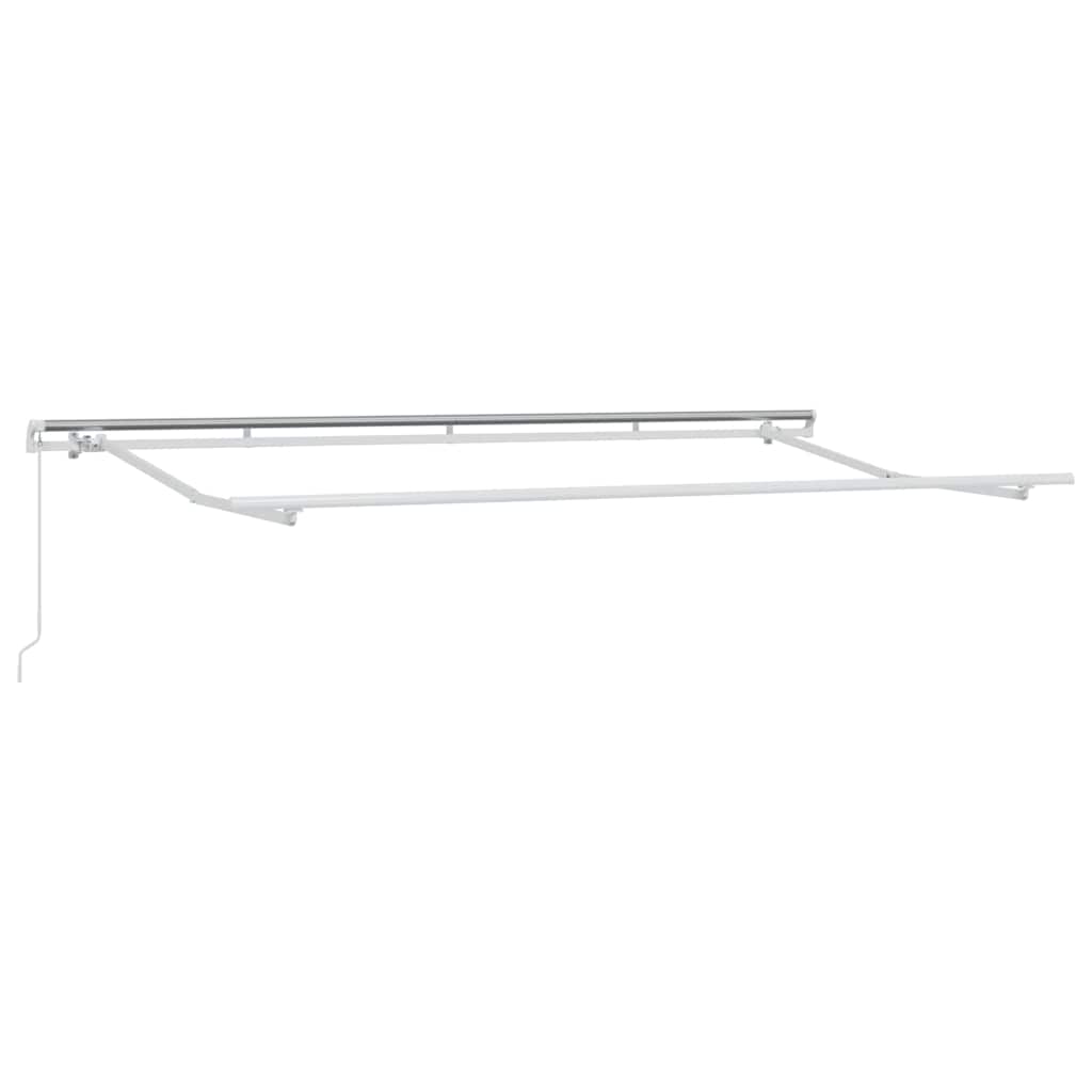 Skrovita tenda Žuta 400 x 200 cm tkanina