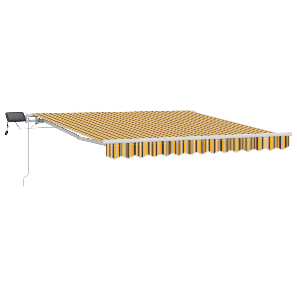 Skrovita tenda Šareni 300 x 250 cm Tkanina i čelik