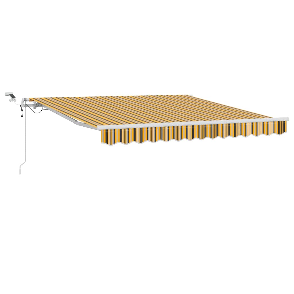 Skrovita tenda Šareni 300 x 250 cm Poliester i metal