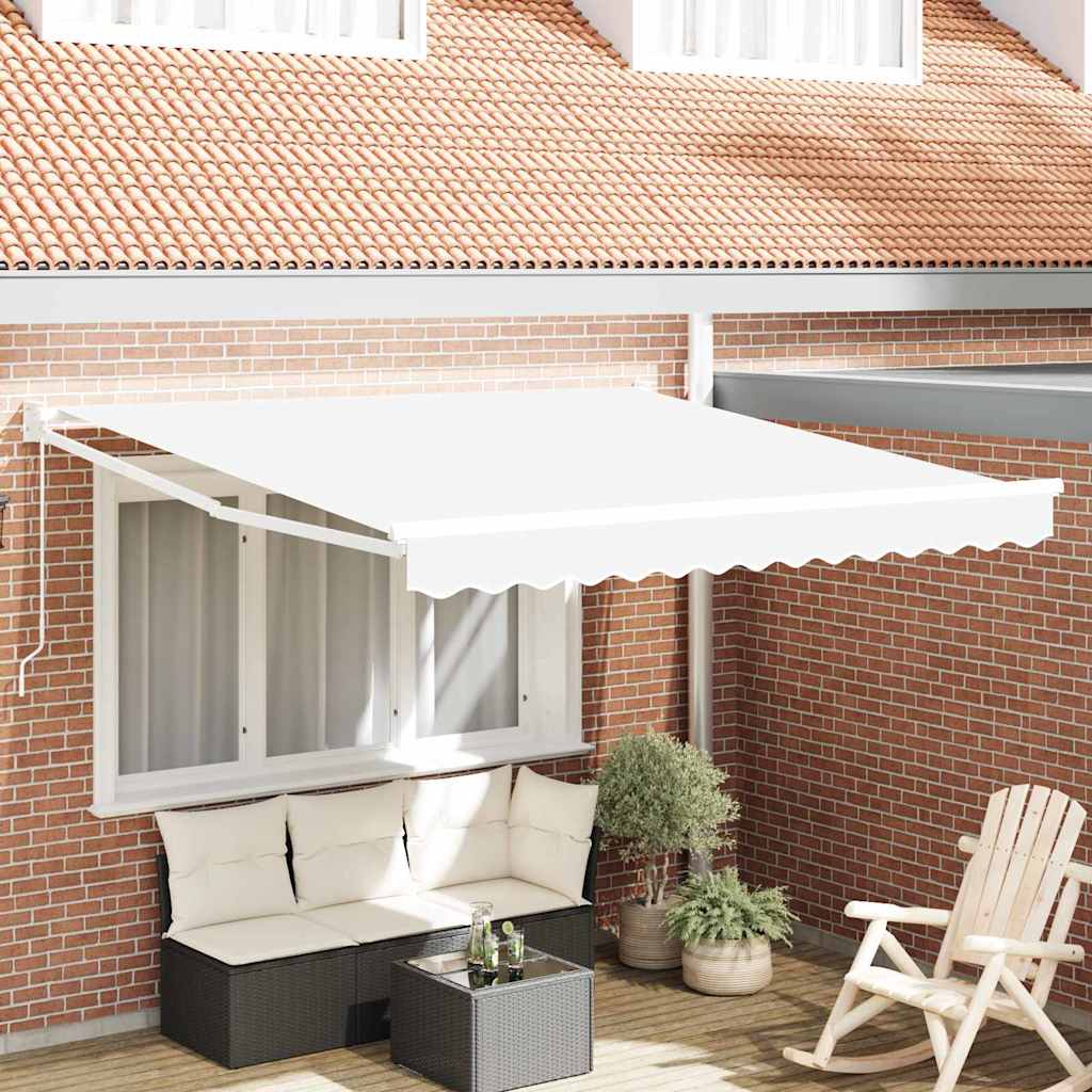 Povlačivi tende Bijela 300 x 250 x 165 cm