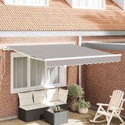 Nadstrešnica Svijetlo siva 300 x 250 x 165 cm Poliester