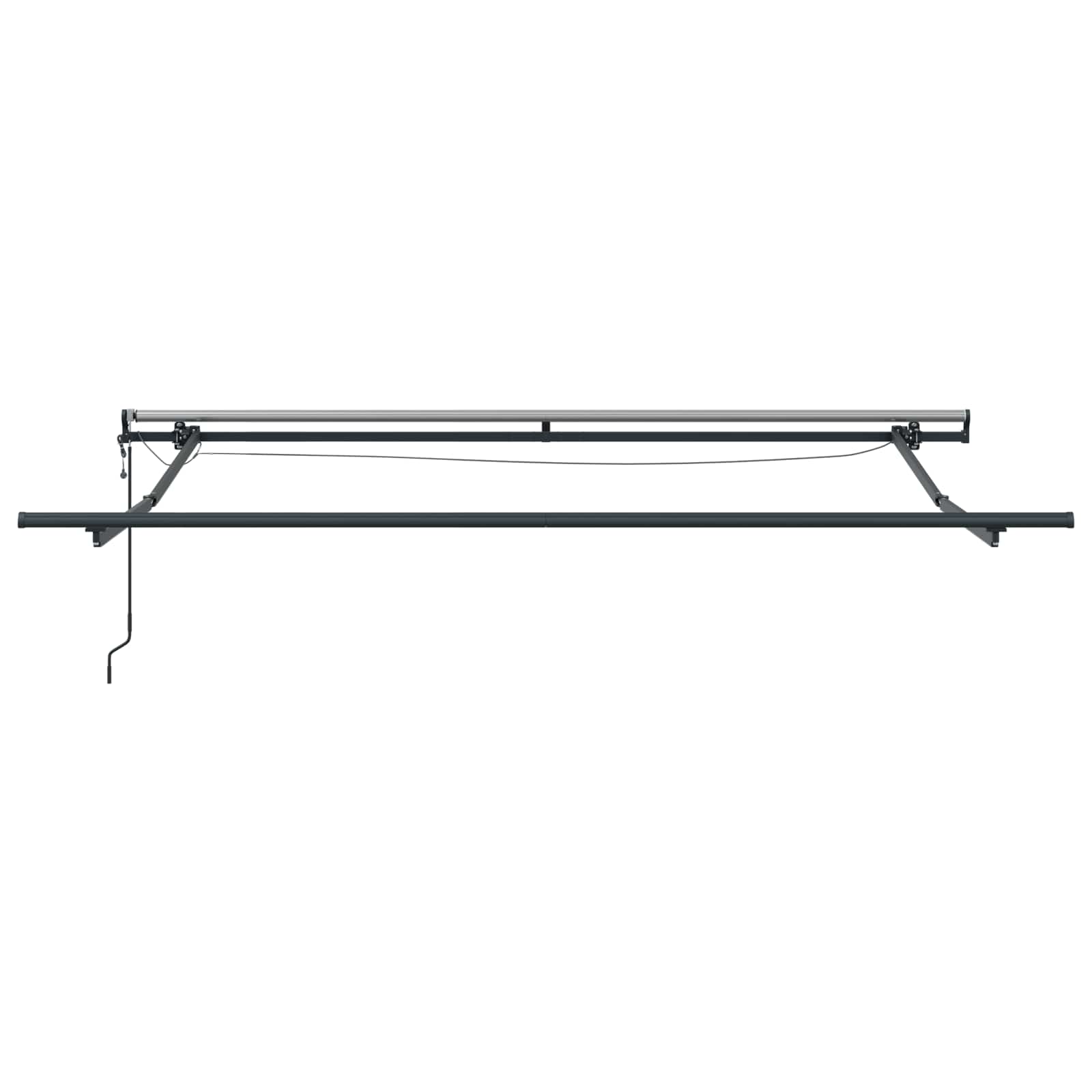 Tkanina za tende s Svijetlo siva 300 x 250 cm Poliester