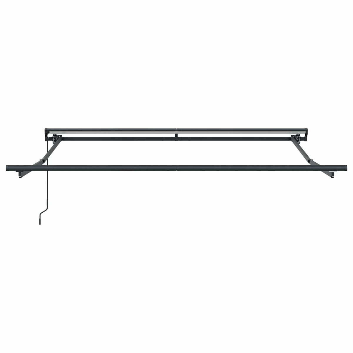 Okvir tende Crvena 300 x 250 cm Poliester s PU premazom