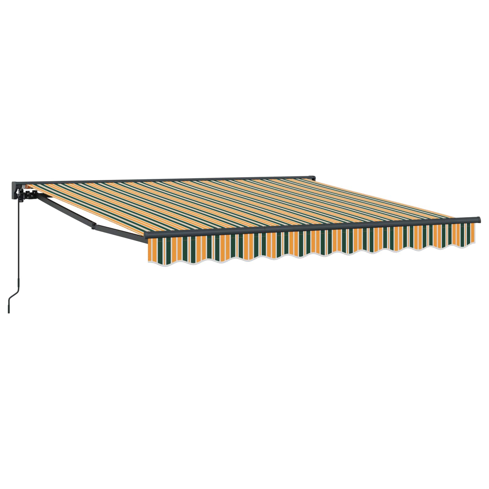 Okvir tende Zelena i žuta 300 x 250 cm Poliester s PU premazom