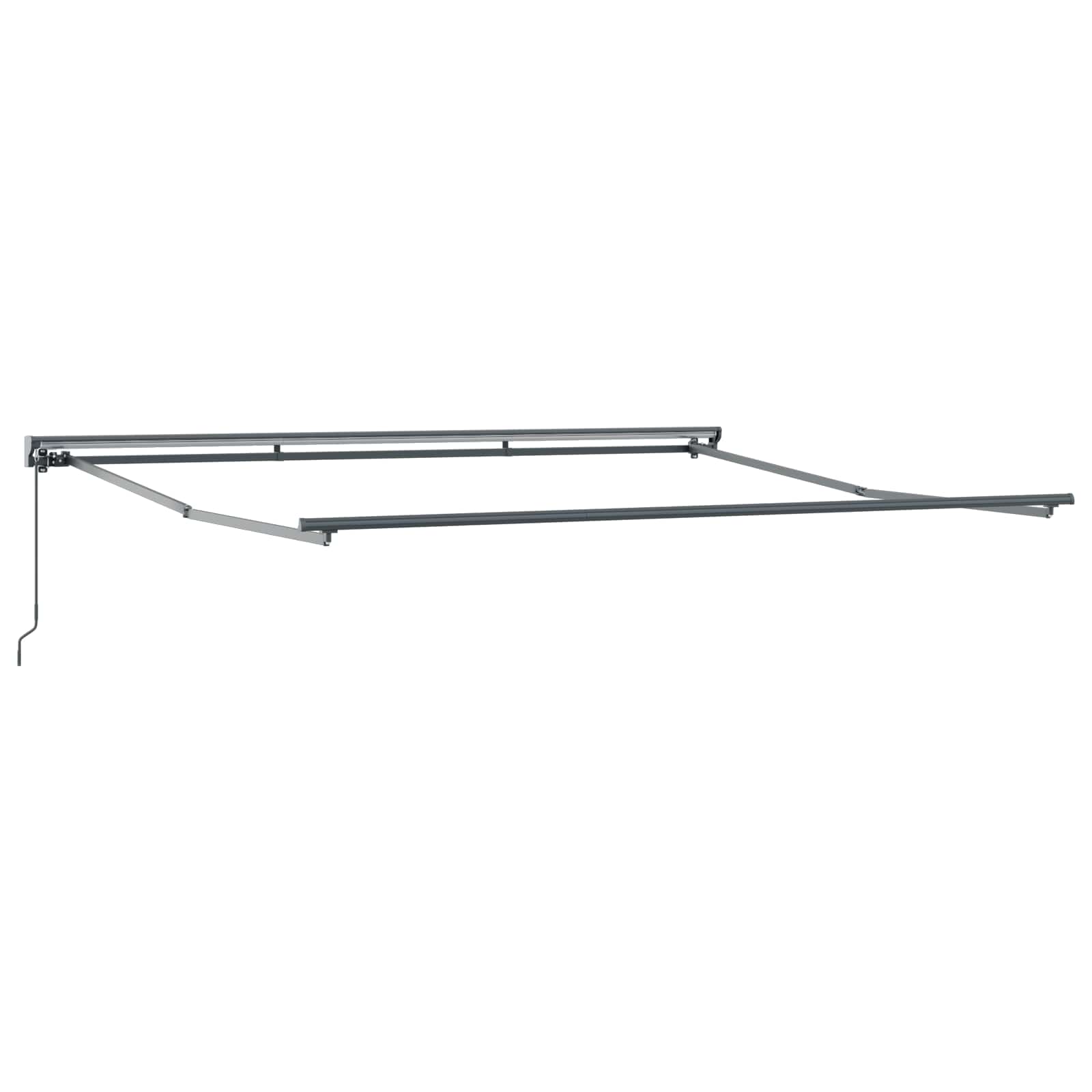 Okvir tende Žuta i bijela 350 x 250 cm Poliester s PU premazom