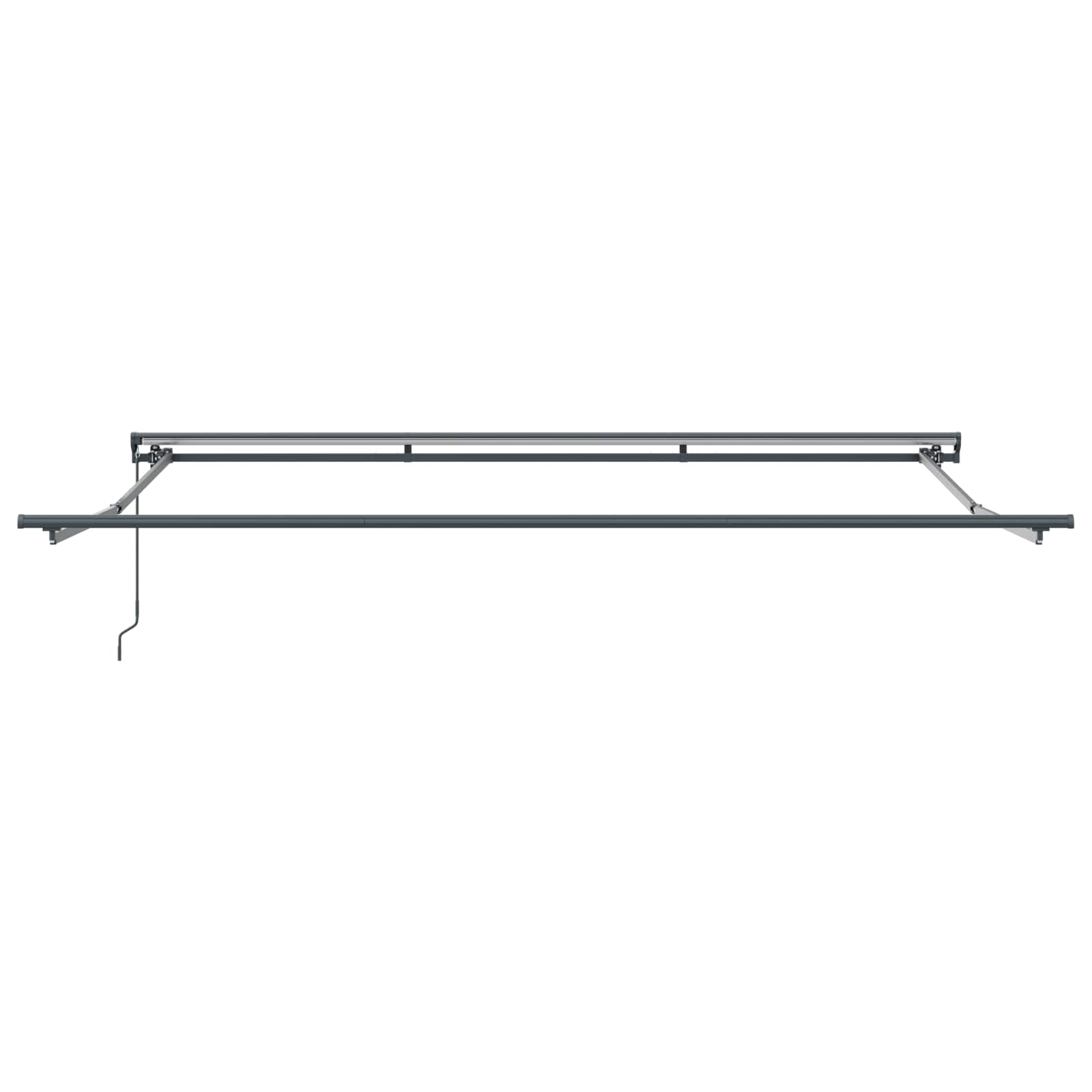 Okvir tende Žuta i bijela 350 x 250 cm Poliester s PU premazom
