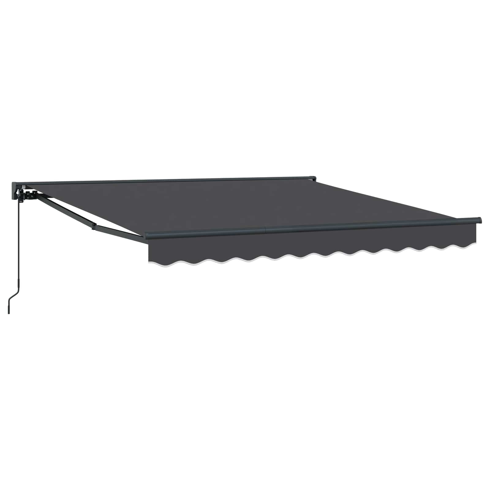 Okvir tende Antracit 350 x 250 cm Poliester s PU premazom