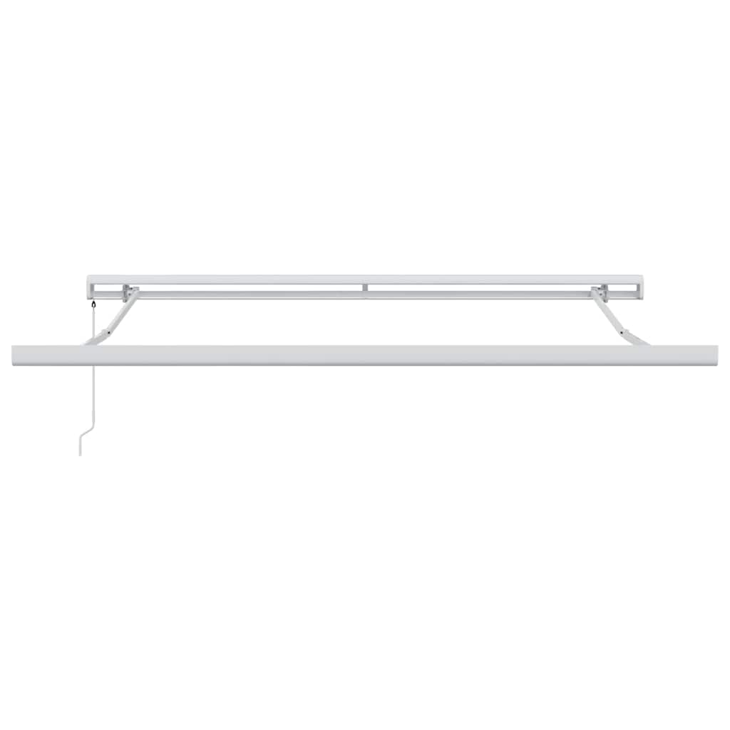 Skrovita tenda Crvena i Crna 350 x 250 cm Tkanina i Metal