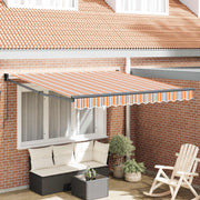 Povlačivi tende Šareni 350 x 250 cm 100% Poliester i Aluminij